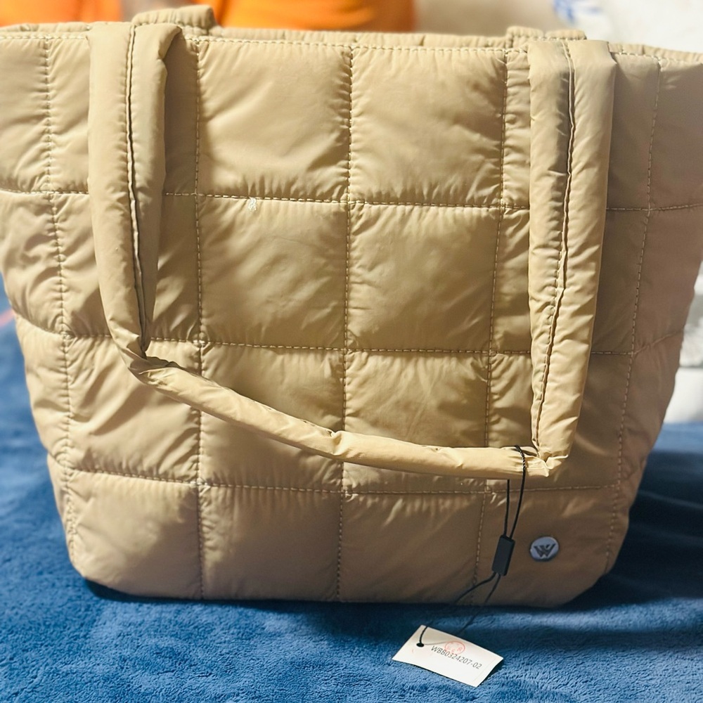 Westbronco puffer bag with wristlet